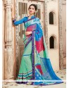 Eye-catchy Georgette Multi Colour Print Work Casual Saree