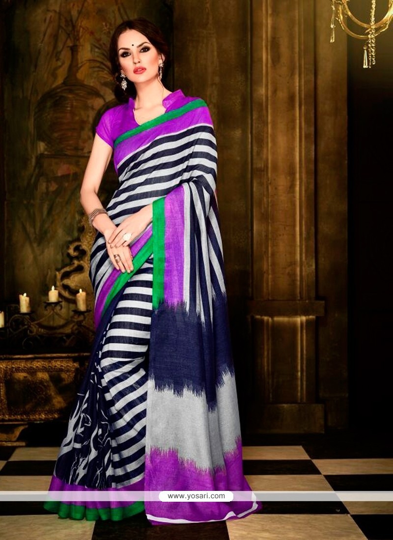 Angelic Handloom Silk Multi Colour Casual Saree