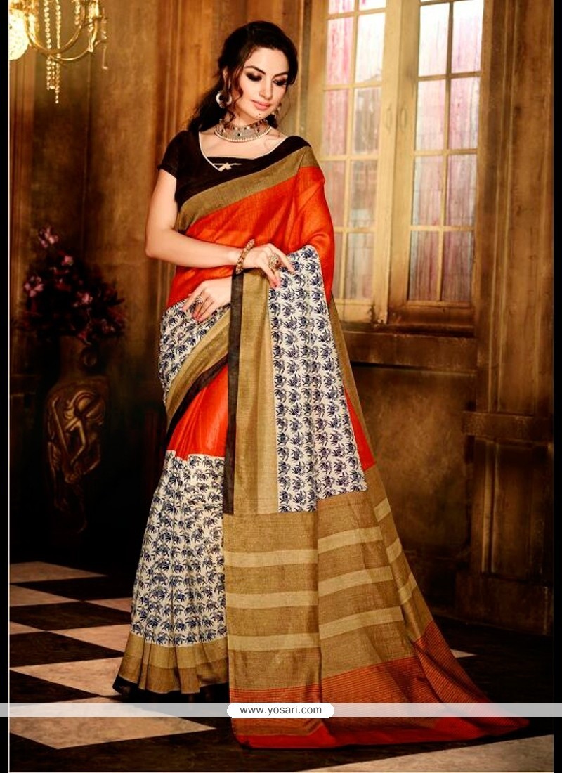 Lovable Handloom Silk Multi Colour Casual Saree