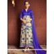 Amazing Bhagalpuri Silk Blue Designer Suit