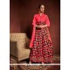 Mesmerizing Lace Work Multi Colour Bhagalpuri Silk Designer Suit