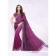 Modest Purple Designer Saree