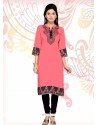 Renowned Embroidered Work Party Wear Kurti