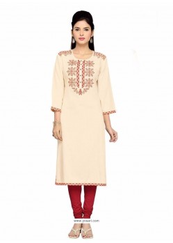 Glamorous Embroidered Work Party Wear Kurti