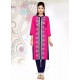 Topnotch Fancy Fabric Embroidered Work Party Wear Kurti