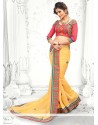 Opulent Yellow Bhagalpuri Silk Saree