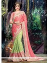 Angelic Embroidered Work Fancy Fabric Classic Designer Saree