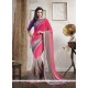 Ideal Pink Designer Saree
