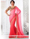 Intrinsic Pink Designer Saree