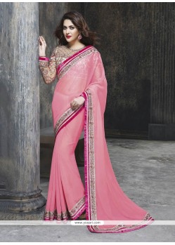 Fab Pink Classic Designer Saree