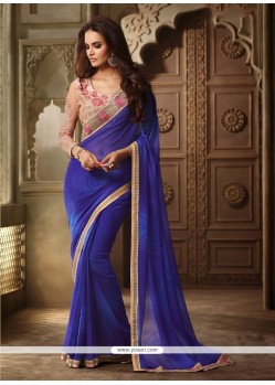 Lovable Embroidered Work Classic Designer Saree