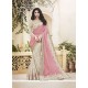 Divine Faux Chiffon Pink Classic Designer Saree