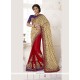 Adorable Bhagalpuri Silk Red Classic Designer Saree