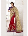 Adorable Bhagalpuri Silk Red Classic Designer Saree