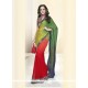Especial Satin Multi Colour Classic Designer Saree