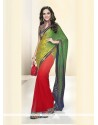 Especial Satin Multi Colour Classic Designer Saree