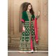 Imposing Banglori Silk Green Designer Floor Length Salwar Suit