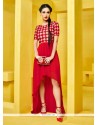 Fashionable Red Designer Kurti