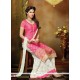 Vivacious Chanderi Hot Pink Embroidered Work Designer Palazzo Salwar Kameez