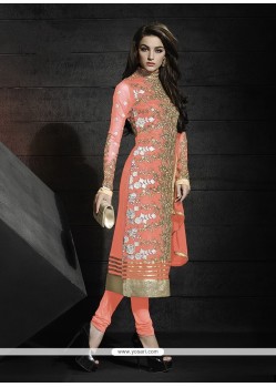 Charismatic Georgette Churidar Designer Suit