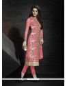 Dazzling Pink Churidar Designer Suit