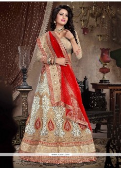 Sophisticated Net A Line Lehenga Choli