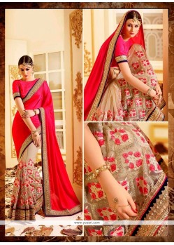 Transcendent Faux Chiffon Designer Saree