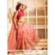 Incredible Faux Chiffon Pink Designer Saree