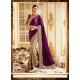 Scintillating Silk Embroidered Work Designer Saree