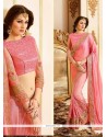 Fetching Net Patch Border Work Designer Saree