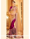 Ravishing Net Patch Border Work Designer Saree