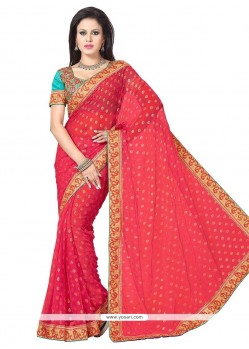 Monumental Faux Chiffon Designer Saree