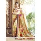 Unique Silk Print Work Designer Saree