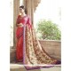 Delightsome Print Work Multi Colour Designer Saree