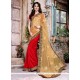 Miraculous Net Embroidered Work Designer Saree