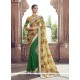 Blooming Patch Border Work Georgette Designer Saree