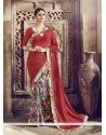 Striking Multi Colour Patch Border Work Designer Saree