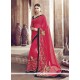 Demure Patch Border Work Designer Saree