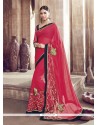 Demure Patch Border Work Designer Saree