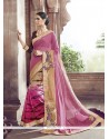 Cherubic Georgette Multi Colour Designer Saree