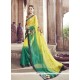 Alluring Faux Chiffon Embroidered Work Designer Saree