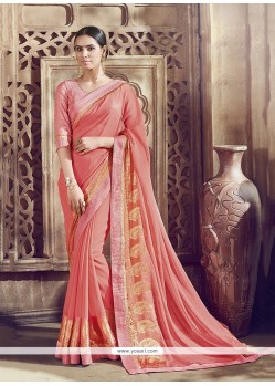 Awesome Embroidered Work Designer Saree