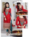 Scintillating Cotton Designer Suit