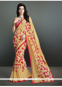 Masterly Georgette Multi Colour Casual Saree