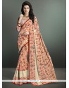 Delectable Georgette Multi Colour Print Work Casual Saree