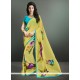 Divine Yellow Casual Saree