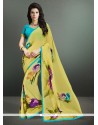 Divine Yellow Casual Saree