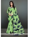 Gorgonize Georgette Print Work Casual Saree