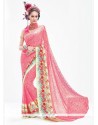 Lordly Georgette Print Work Casual Saree