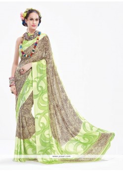 Imperial Green Casual Saree